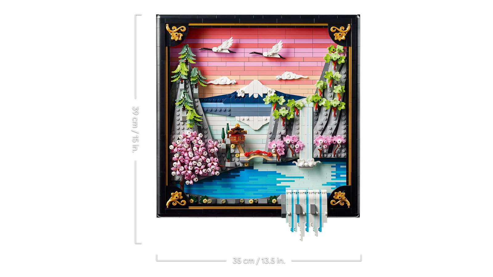 LEGO 31218 LEGO® ART 31218 - Japanische Kirschblütenlandschaft – Detailansicht 3