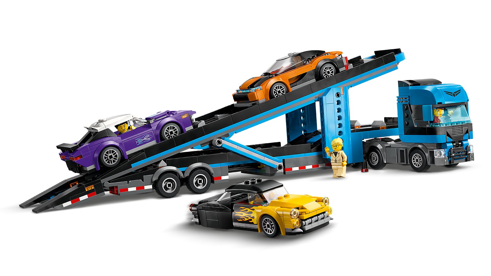 LEGO 60408 LEGO® City 60408 - Autotransporter mit Sportwagen – Primaeres Produktbild