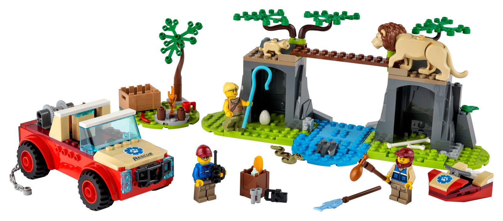 LEGO® City 60301 - Tierrettungs-Geländewagen - Set