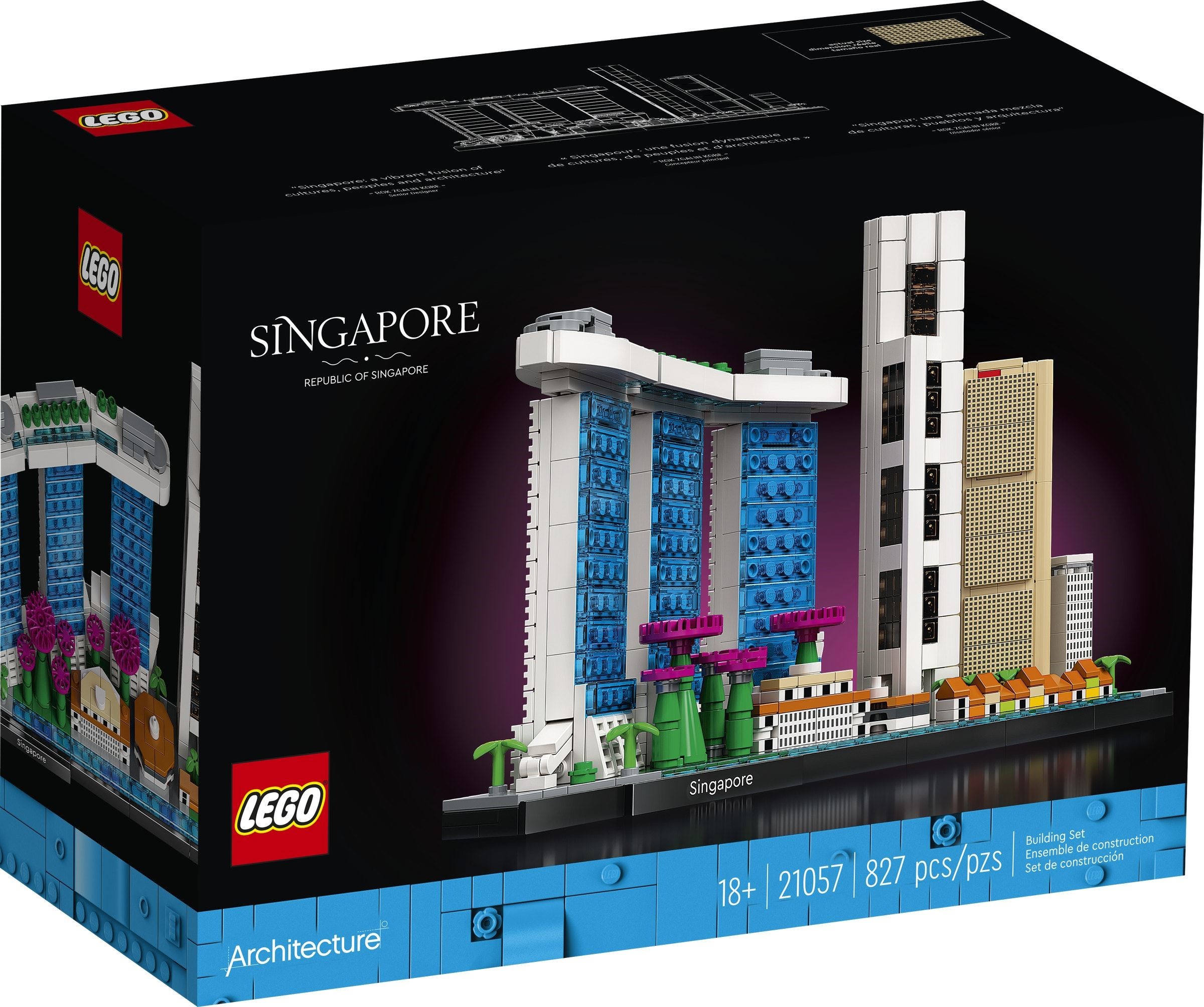 LEGO® Architecture 21057 - Singapur - Box front