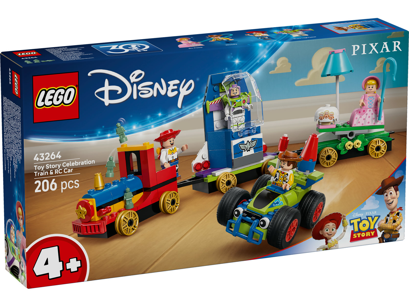 LEGO® Disney Pixar 43264 - Partyzug und das Auto RC aus Toy Story