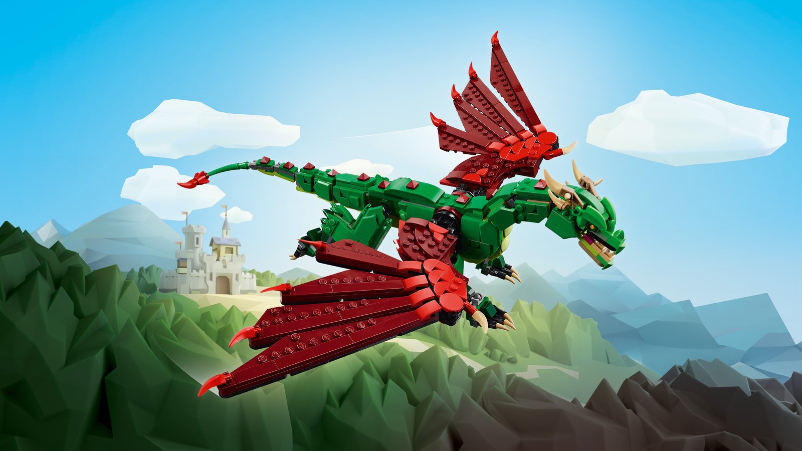 LEGO 31161 LEGO® Creator 31161 - Grüner Drache – Detailansicht 6