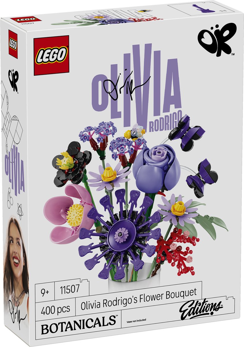LEGO 11507 LEGO® Botanicals & LEGO® Editions 11507 - Olivia Rodrigos Blumenstrauß – Verpackung vorne