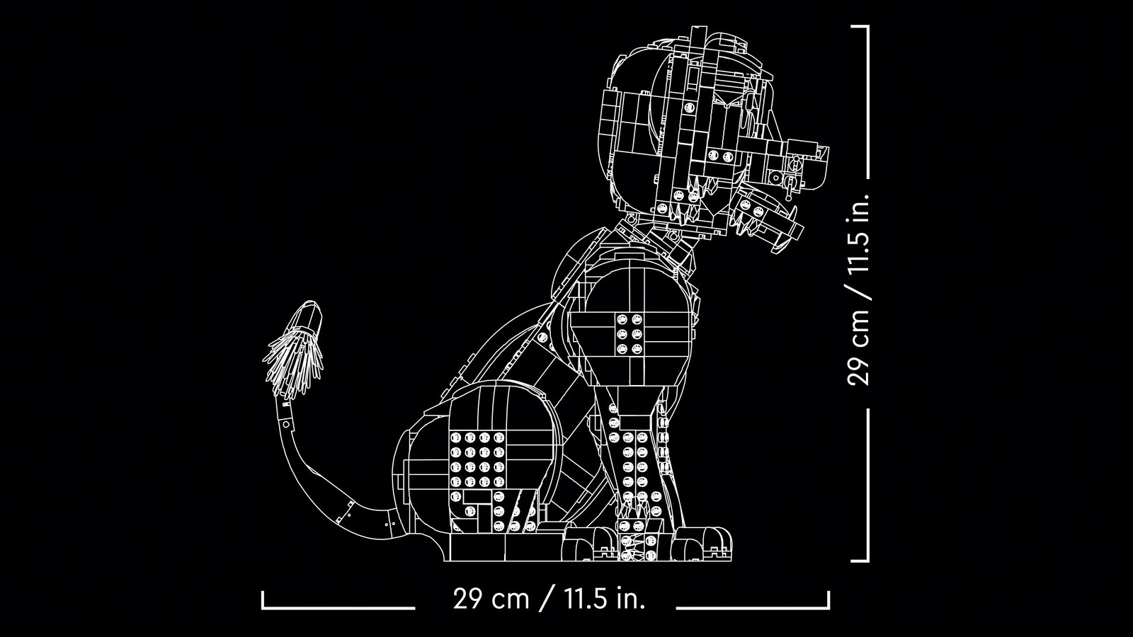 LEGO 43247 LEGO® Disney 43247 - Simba, der junge König der Löwen – Detailansicht 4