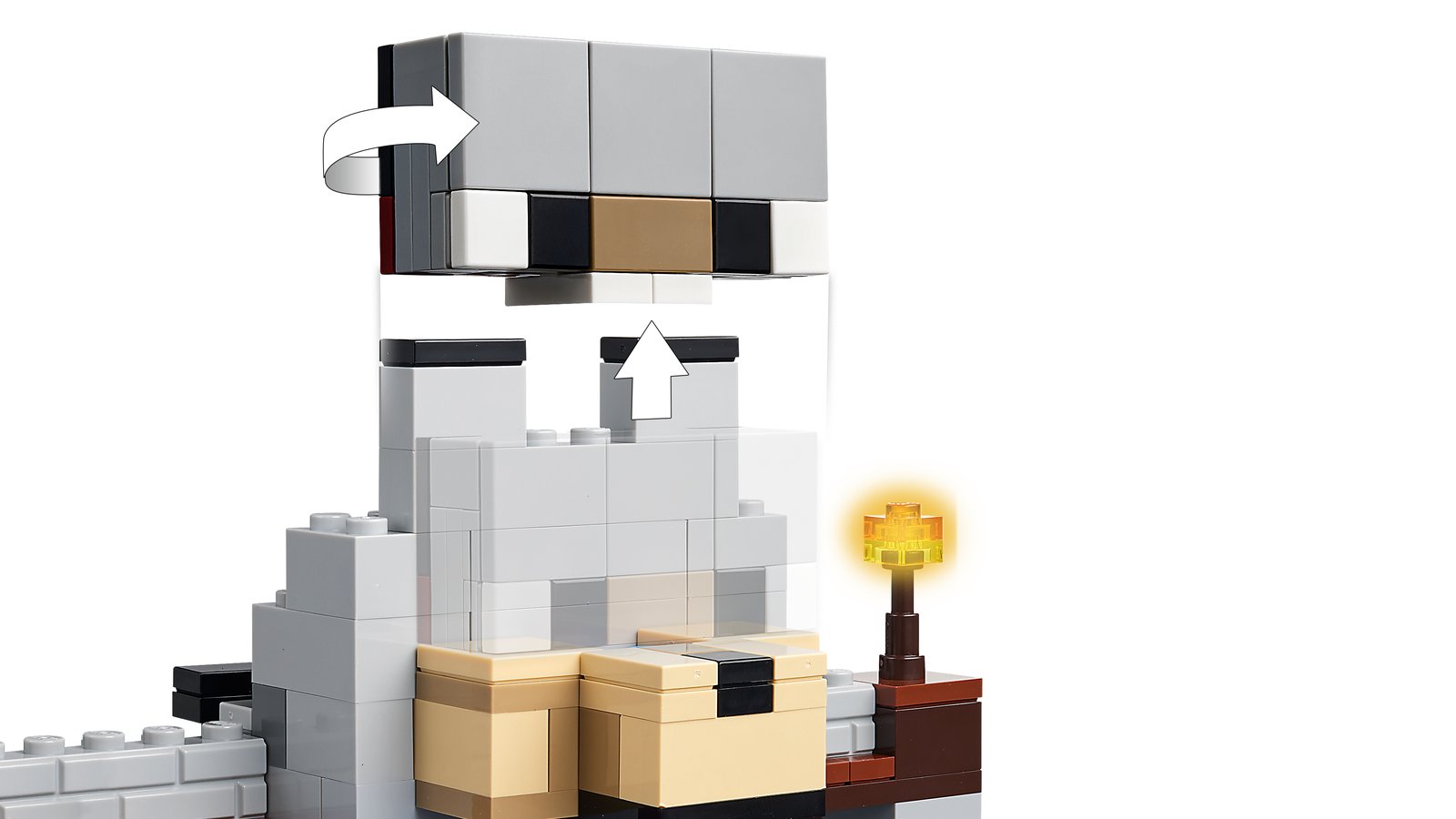 LEGO 21261 LEGO® Minecraft 21261 - Die Wolfsfestung – Detailansicht 3