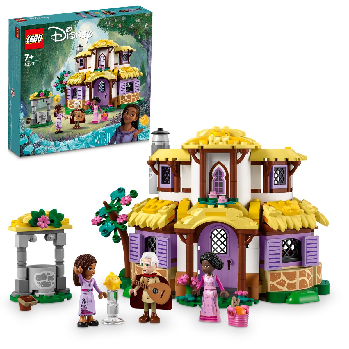 LEGO 43231 LEGO® Disney 43231 - Ashas Häuschen – Box & Produkt