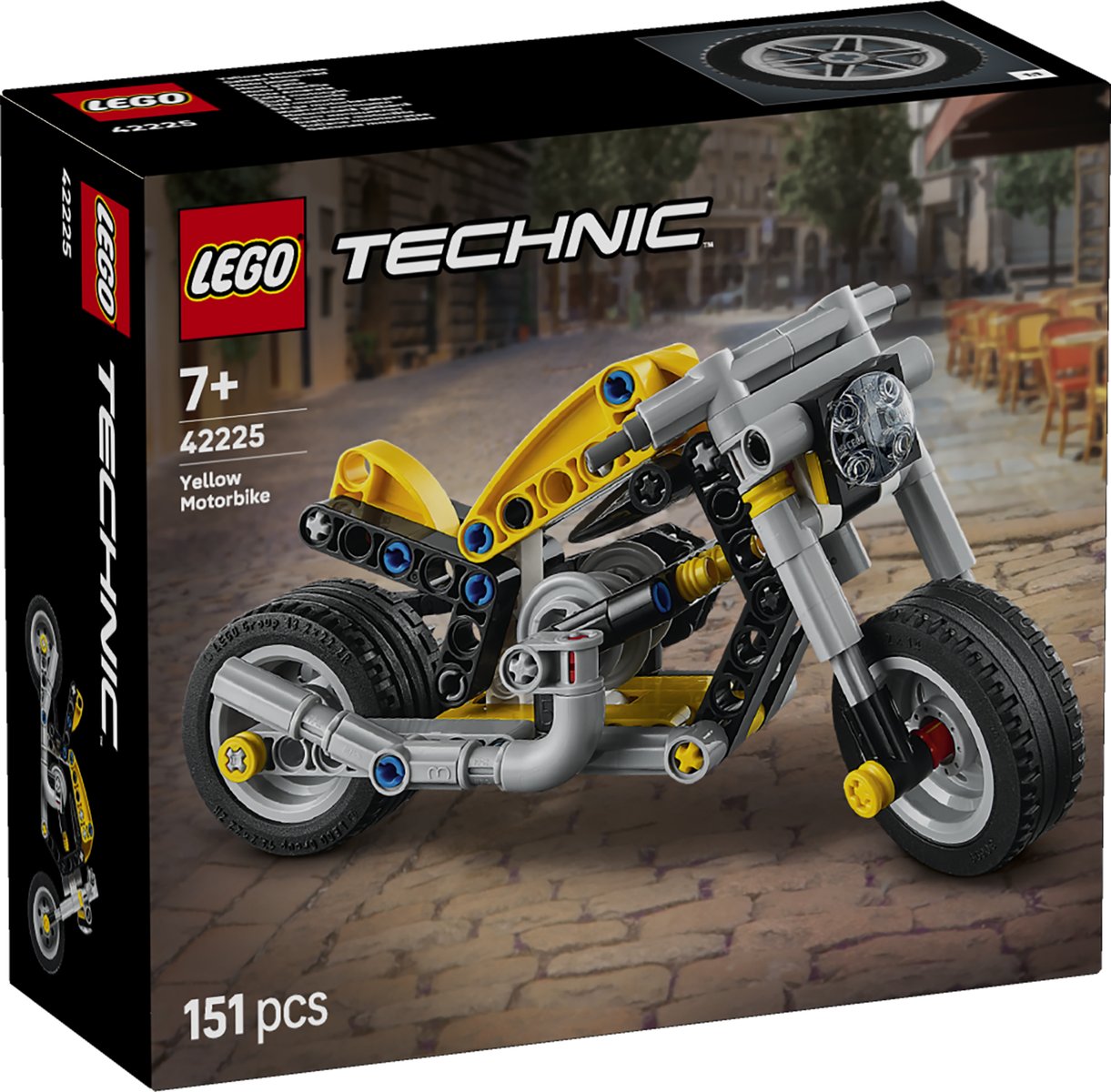 LEGO® Technic 42225 - Gelbes Motorrad