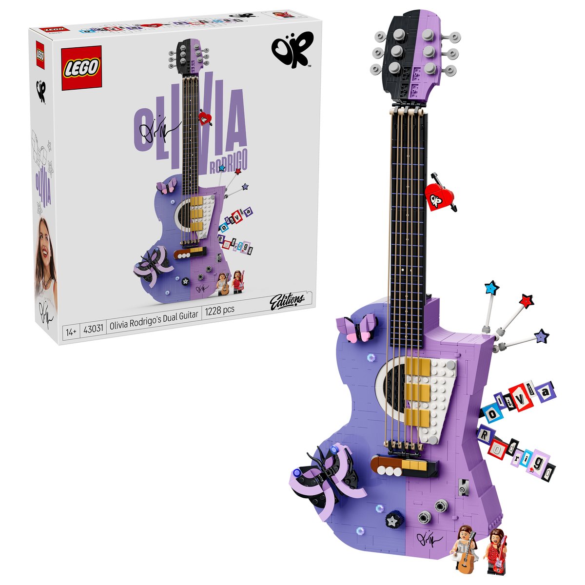 LEGO 43031 LEGO® Editions 43031 - Olivia Rodrigos Gitarre – Box & Produkt