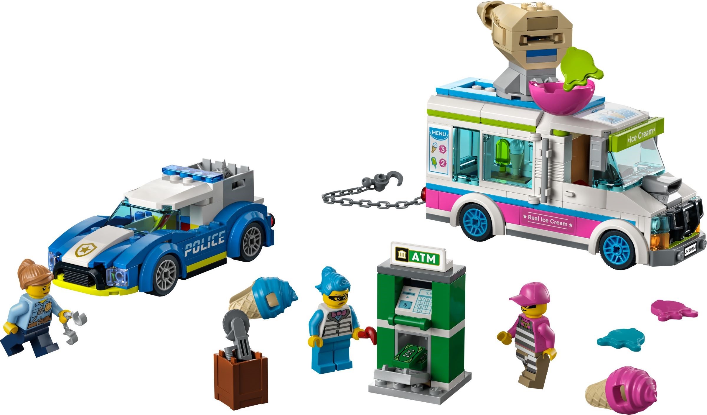 LEGO® City 60314 - Eiswagen-Verfolgungsjagd - Set