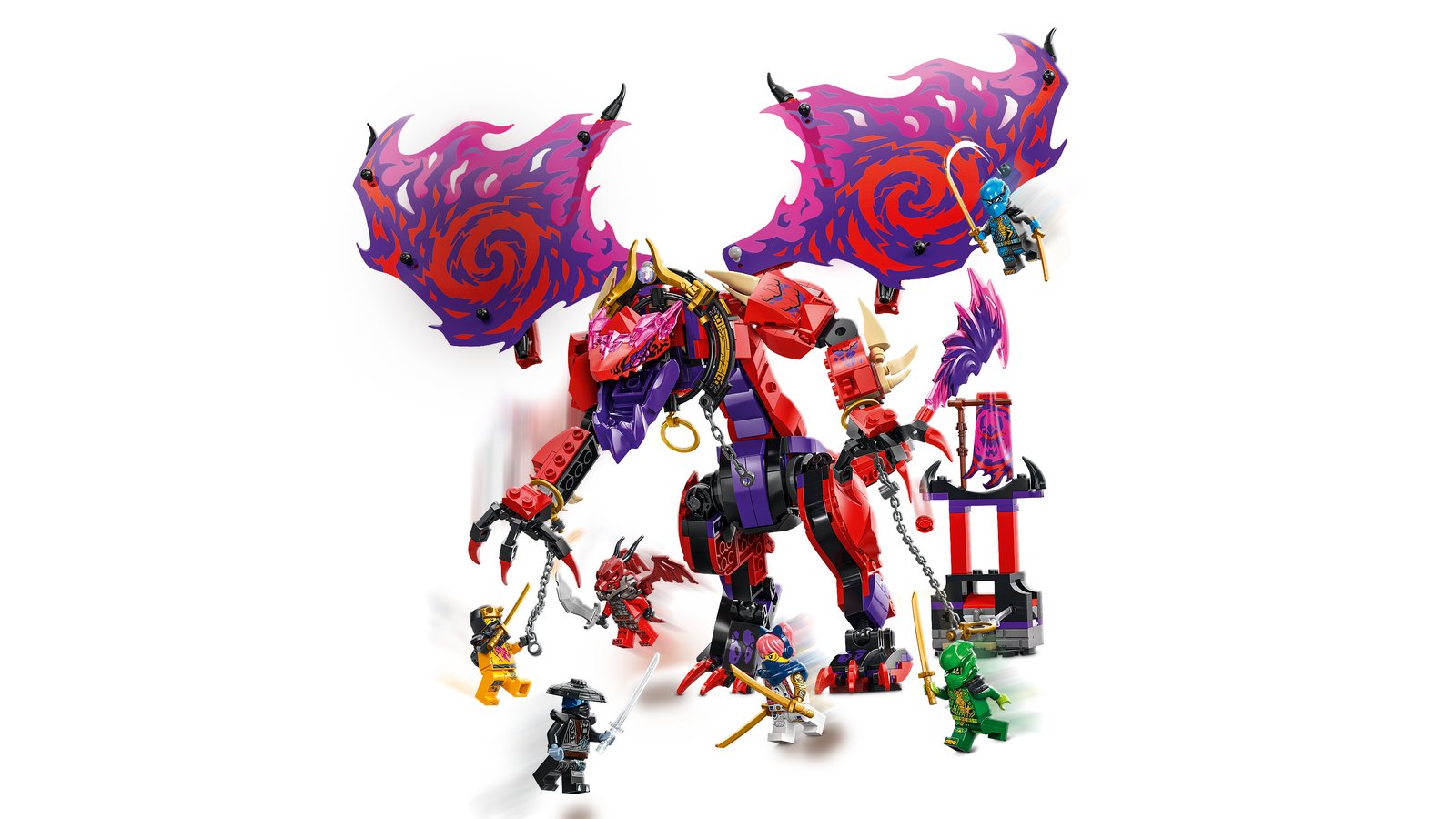 LEGO 71832 LEGO® Ninjago 71832 - Chaosdrache Donnerzahn – Primaeres Produktbild