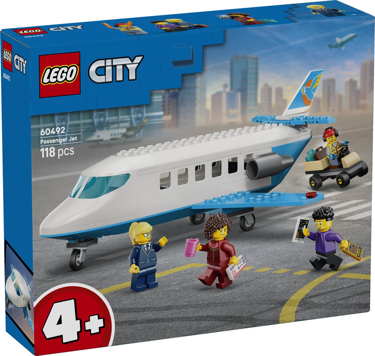 LEGO 60492 LEGO® City 60492 - Passagierjet – Verpackung vorne