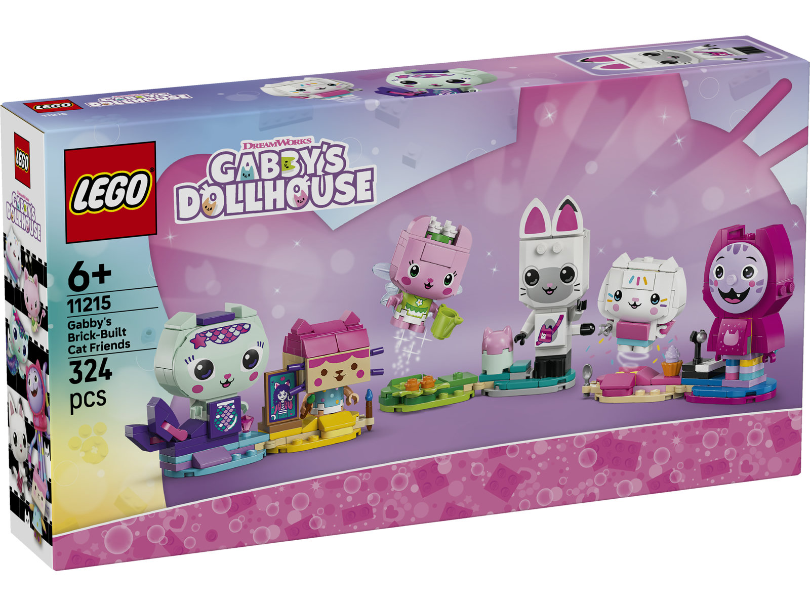 LEGO® Gabby's Dollhouse 11215 - Gabbys Katzenfreunde aus LEGO Steinen