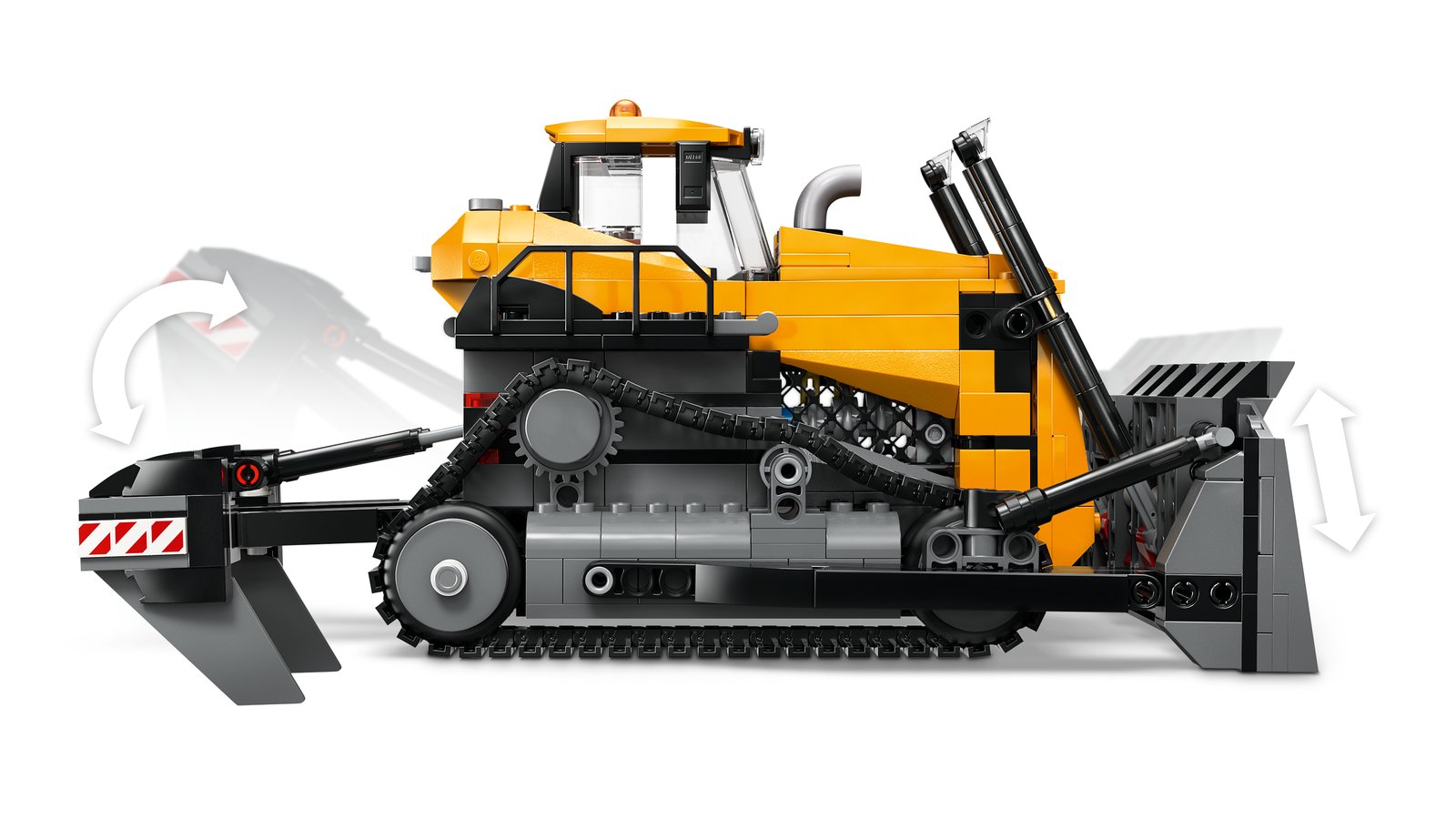 LEGO 60466 LEGO® City 60466 - Gelber Bulldozer – Detailansicht 3