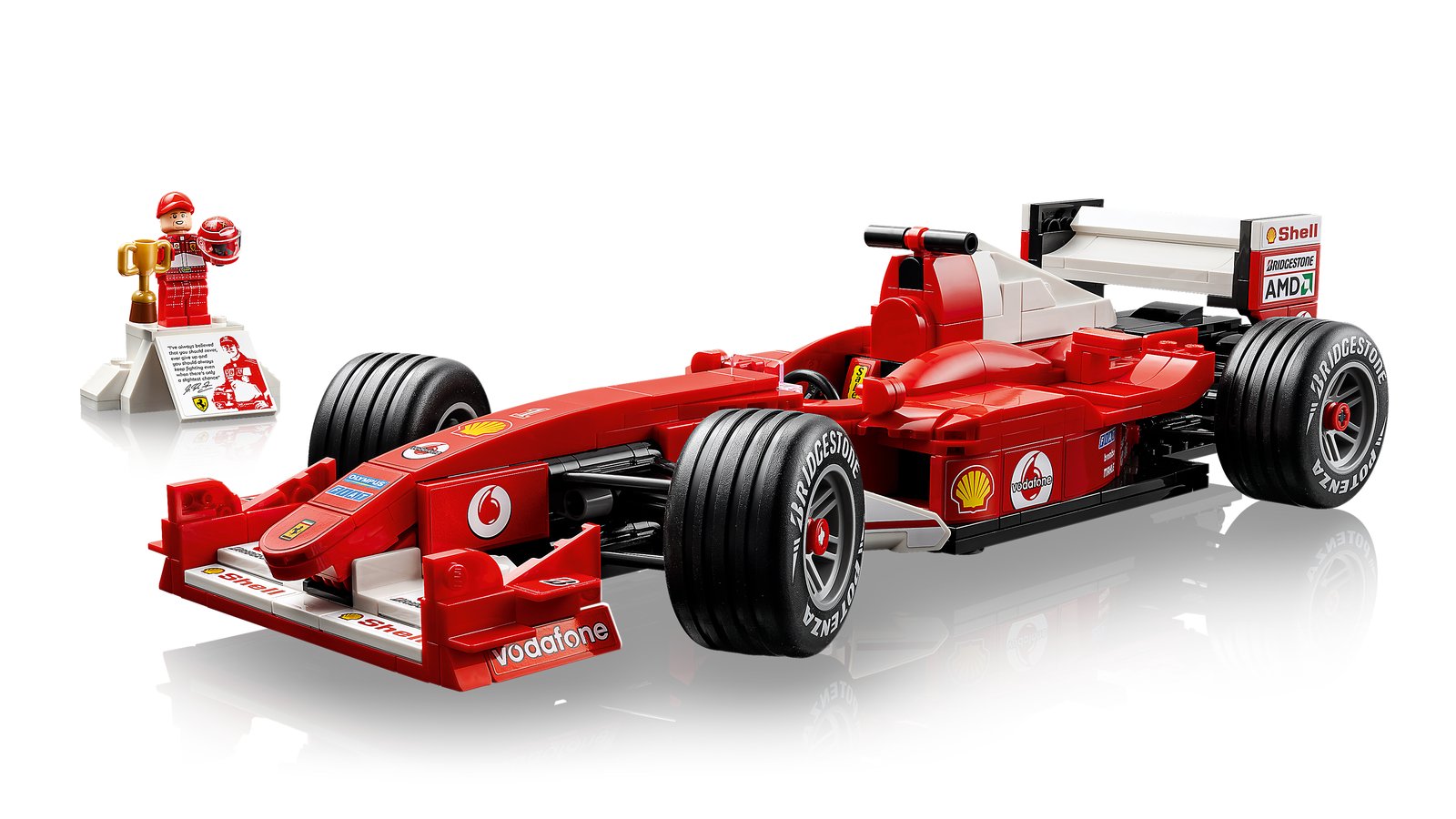 LEGO 11375 LEGO® Icons 11375 - Ferrari F2004 und Michael Schumacher – Primäres Produktbild