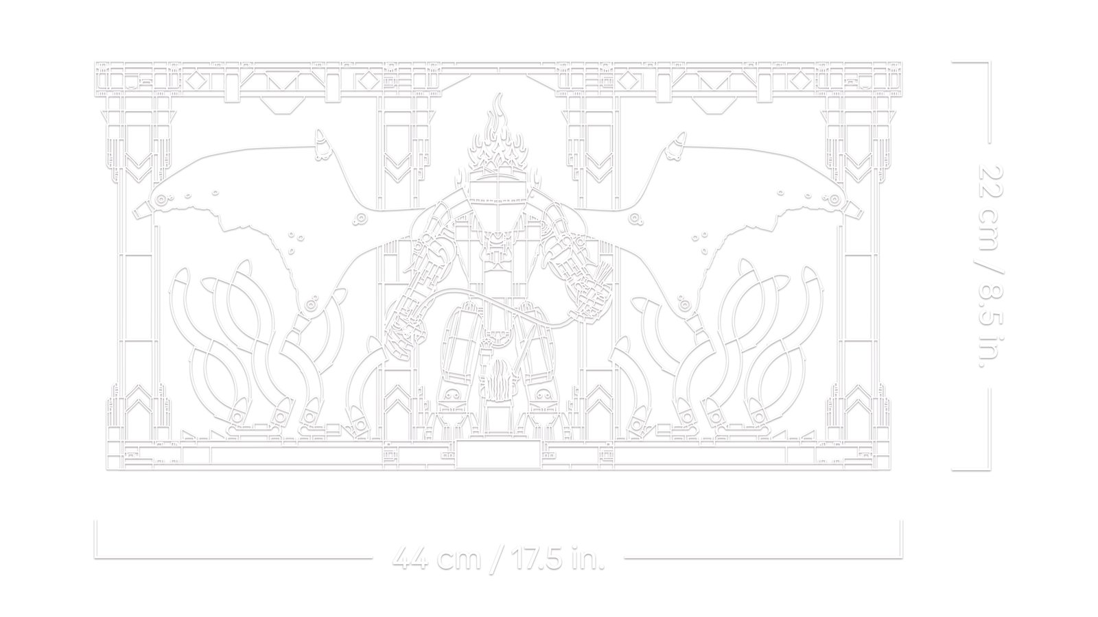 LEGO 10367 LEGO® Icons 10367 - Der Herr der Ringe: Balrog™ Bücherstütze – Detailansicht 3