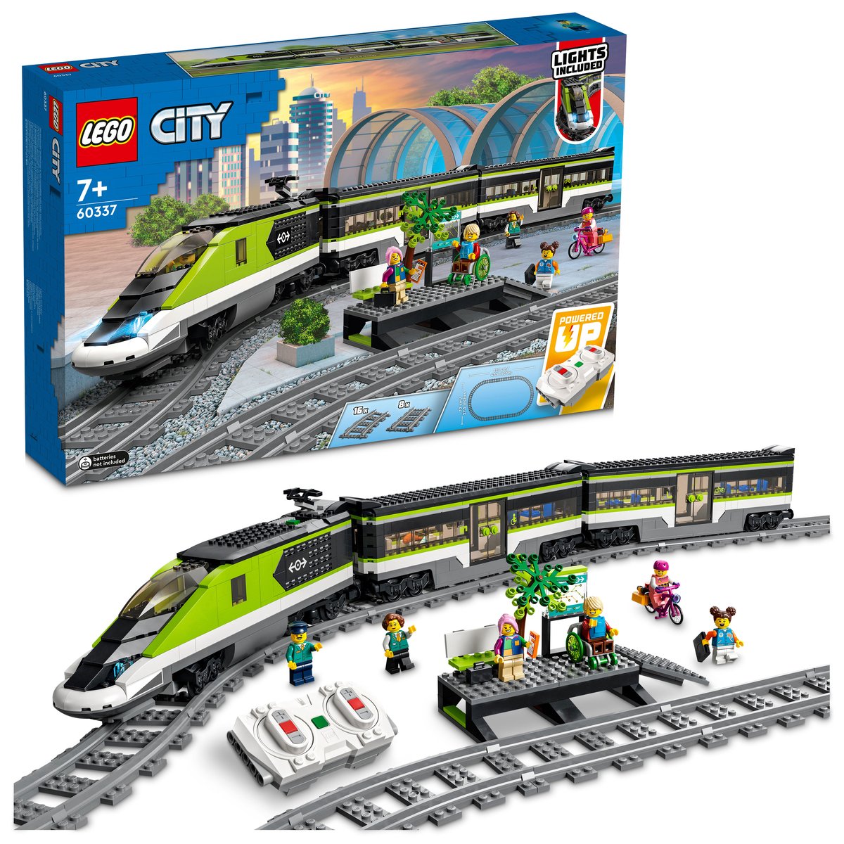 LEGO 60337 LEGO® City 60337 - Personen-Schnellzug – Box & Produkt