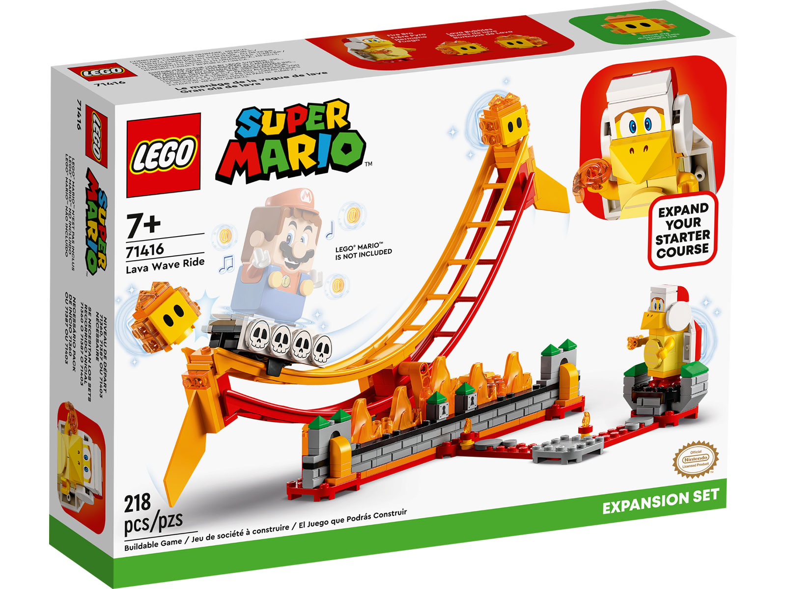 LEGO® Super Mario™ 71416 - Lavawelle-Fahrgeschäft
