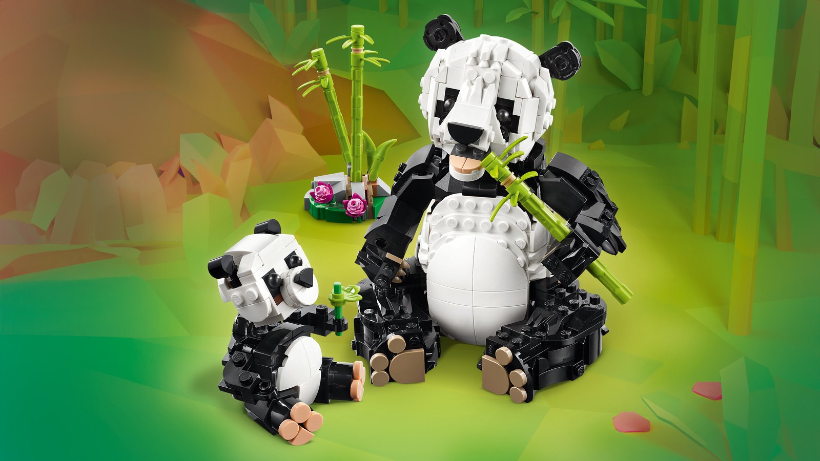 LEGO 31165 LEGO® Creator 31165 - Wilde Tiere: Pandafamilie – Primaeres Produktbild