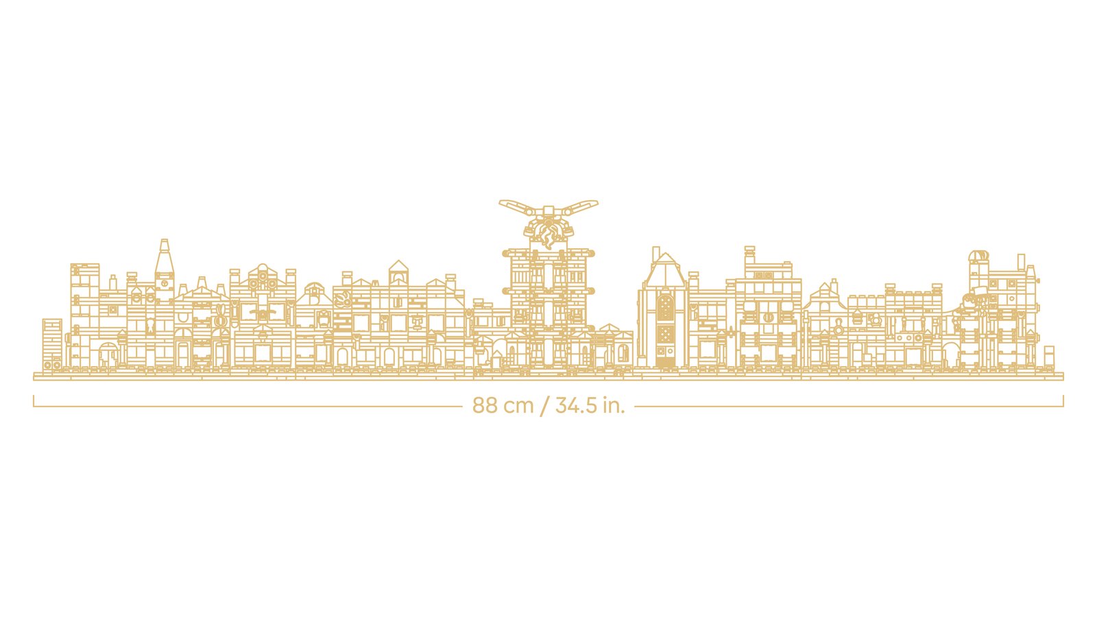 LEGO 76444 LEGO® Harry Potter™ 76444: Die Zauberläden der Winkelgasse™ – Detailansicht 2