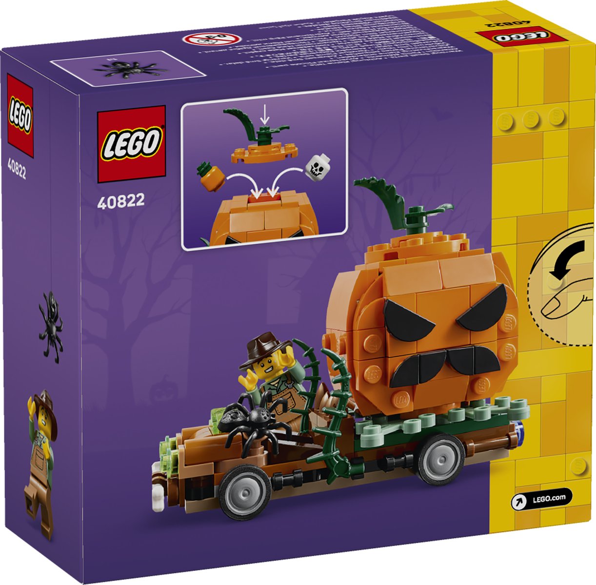 LEGO 40822 LEGO® LEGO Iconic 40822 - Pickup mit Halloweenkürbis – Verpackung hinten