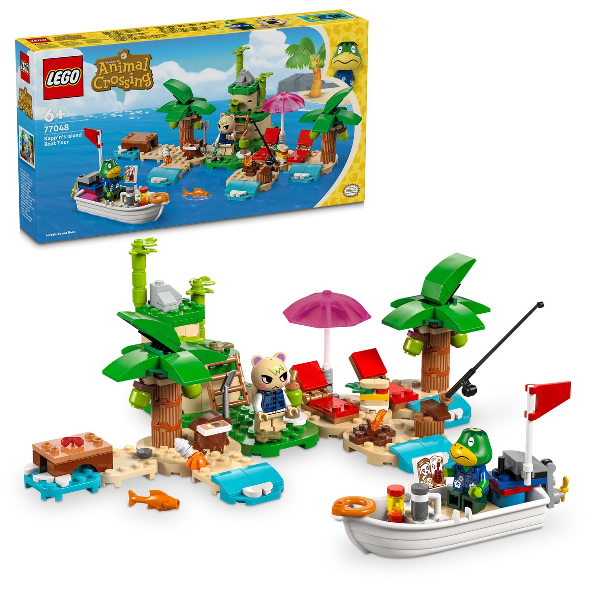 LEGO 77048 LEGO® Animal Crossing 77048 - Käptens Insel-Bootstour – Box & Produkt