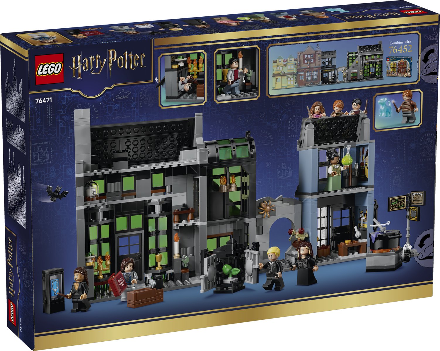 LEGO 76471 LEGO® Harry Potter™ 76471 - Zaubererläden in der Winkelgasse – Verpackung hinten