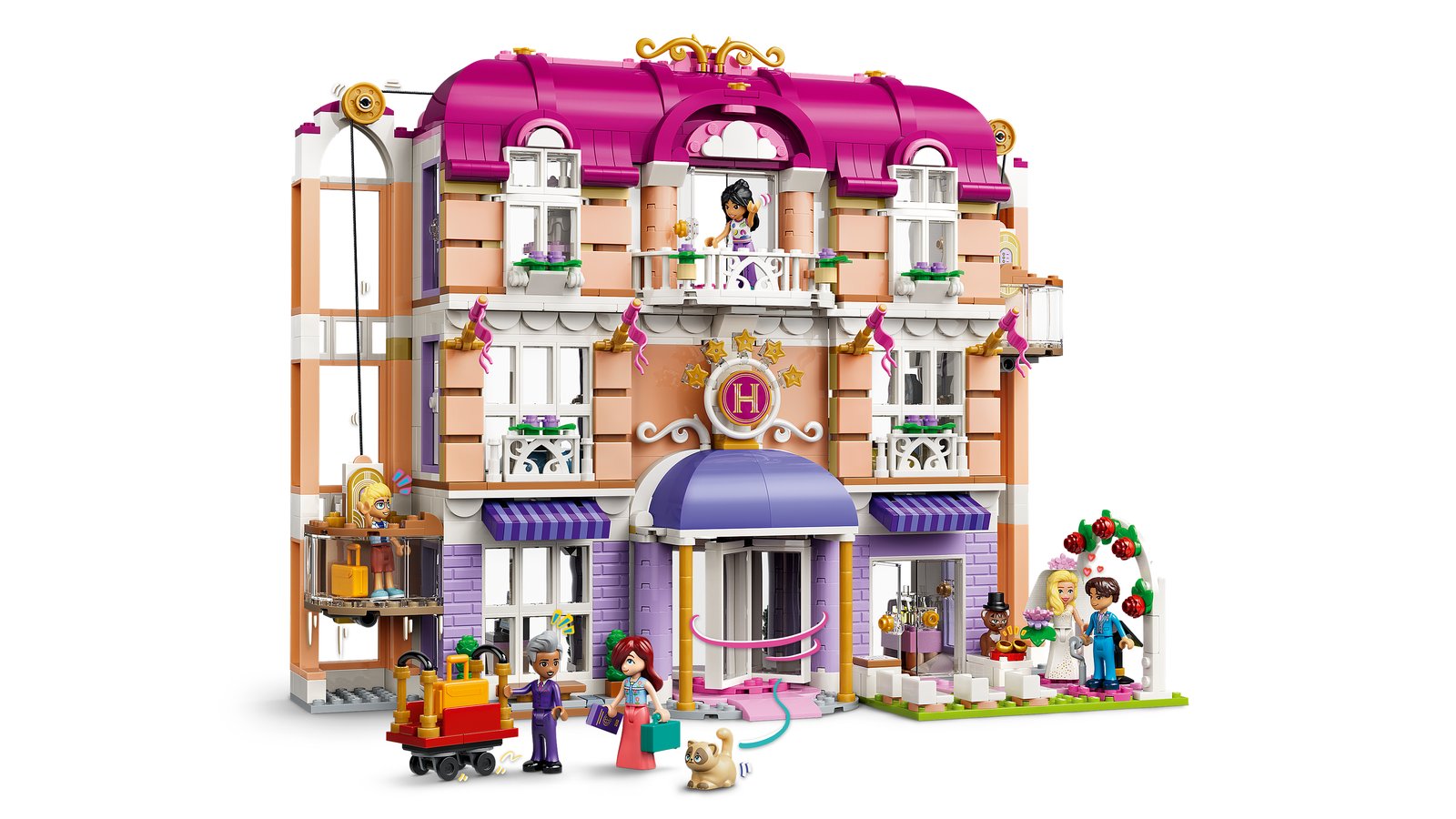 LEGO 42704 LEGO® Friends 42704 - Das Grandhotel von Heartlake City – Primäres Produktbild
