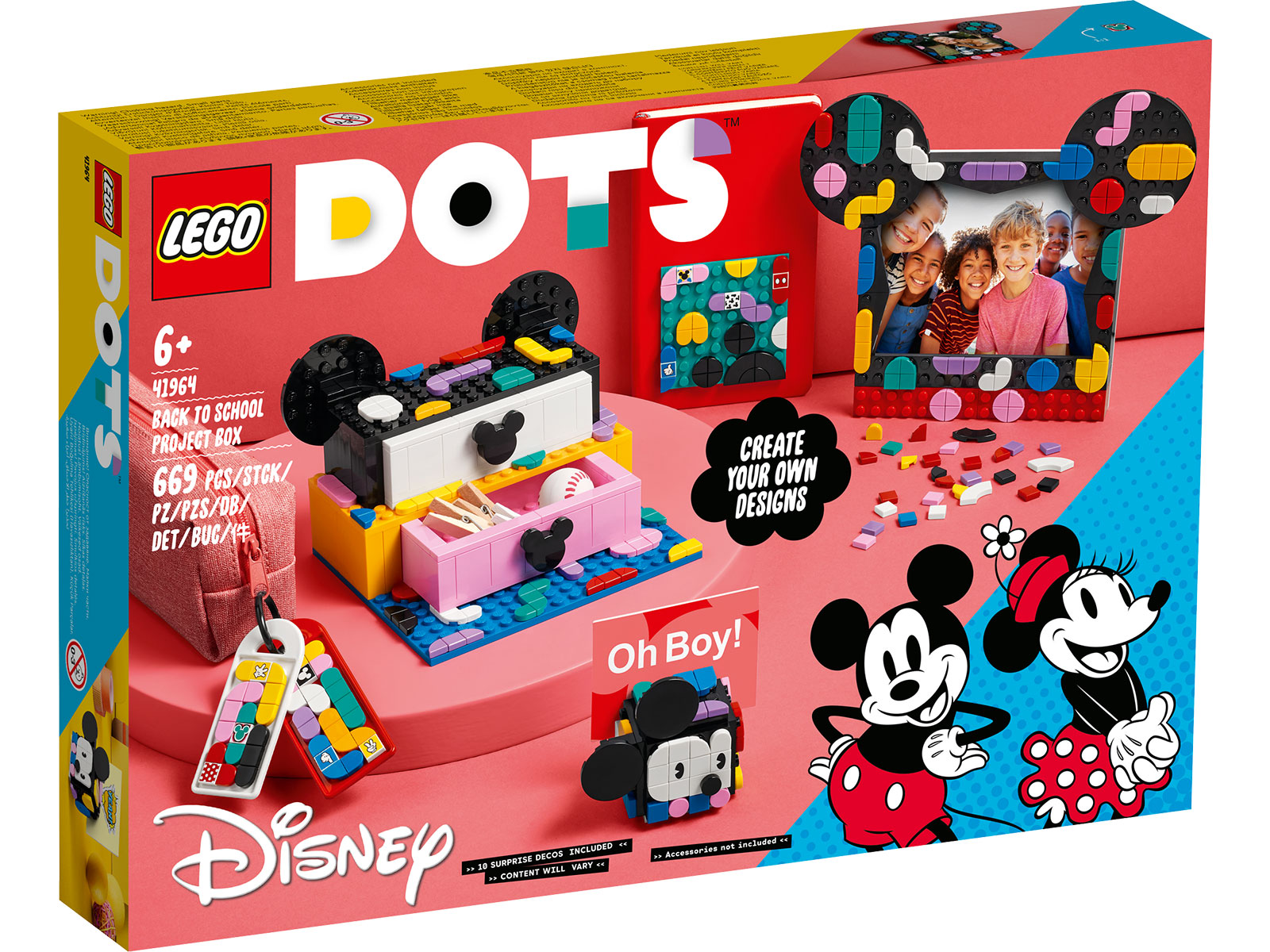 LEGO® DOTS 41964 - Micky & Minnie Kreativbox zum Schulanfang