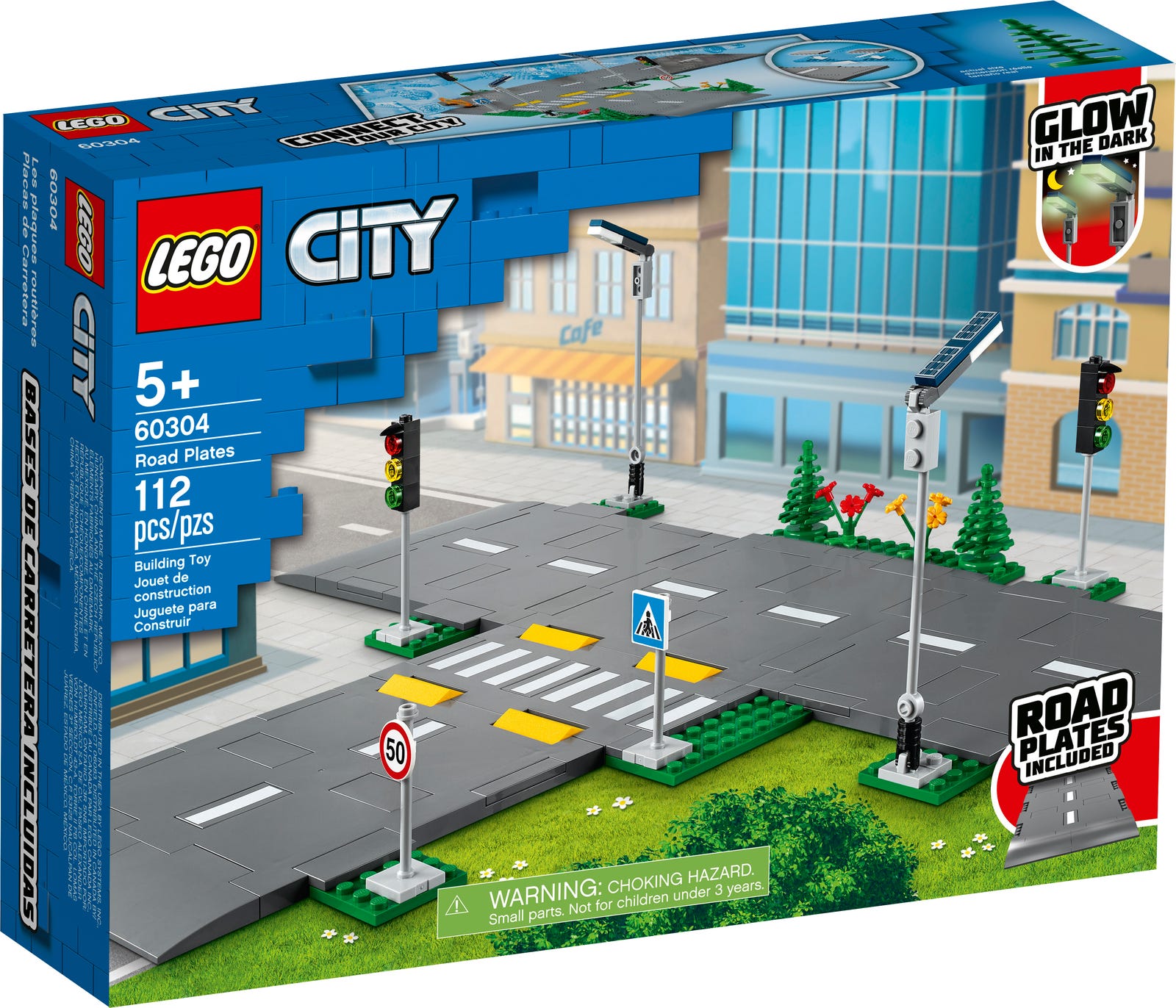 LEGO® City 60304 - Straßenkreuzung mit Ampeln LEGO® City 60304 - Straßenkreuzung mit Ampeln - Box Front