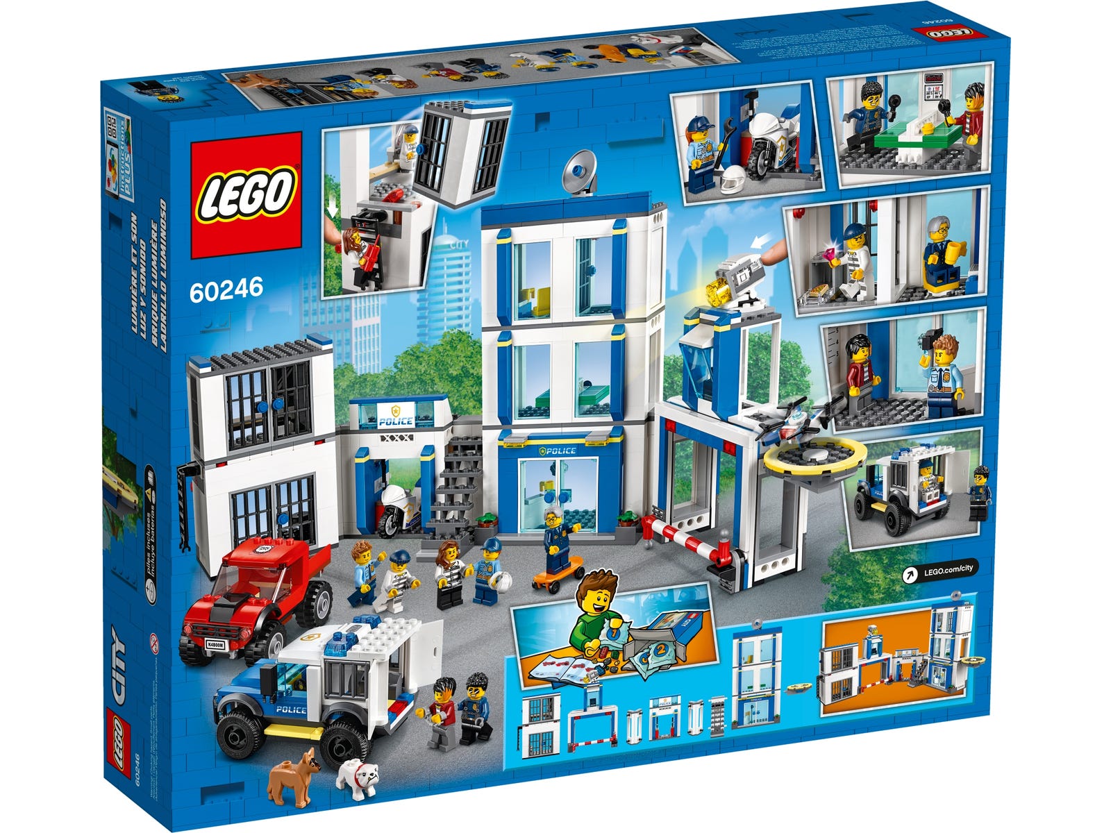 LEGO® City 60246 - Polizeistation - Box Back