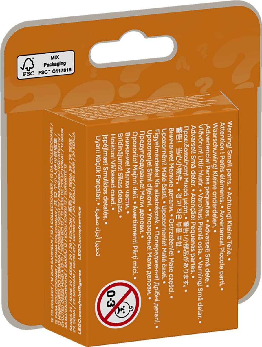 LEGO 71052 LEGO® 71052 - Minifiguren Serie 29 – Verpackung hinten