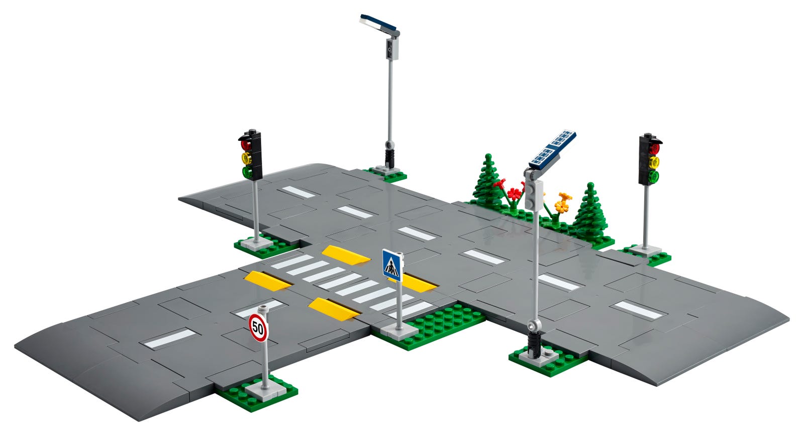 LEGO® City 60304 - Straßenkreuzung mit Ampeln - Set