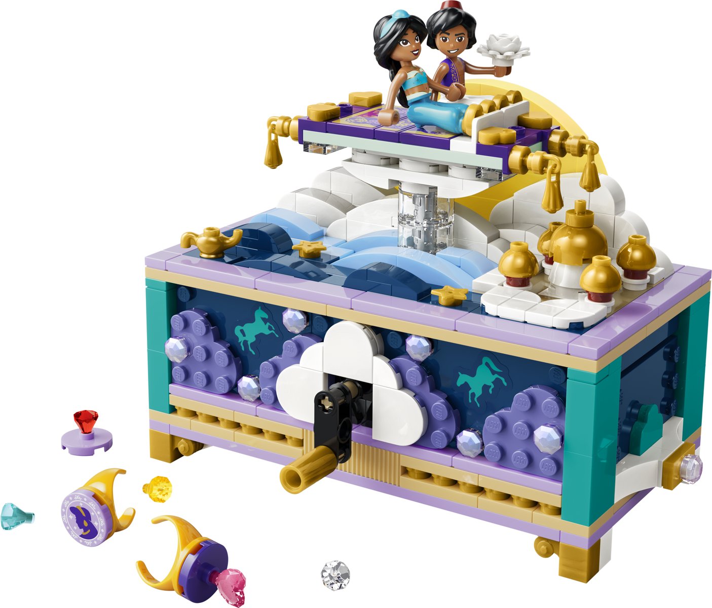 LEGO 43295 LEGO® ǀ Disney Princess 43295 - Jasmins Schmuckkästchen – Produktfoto
