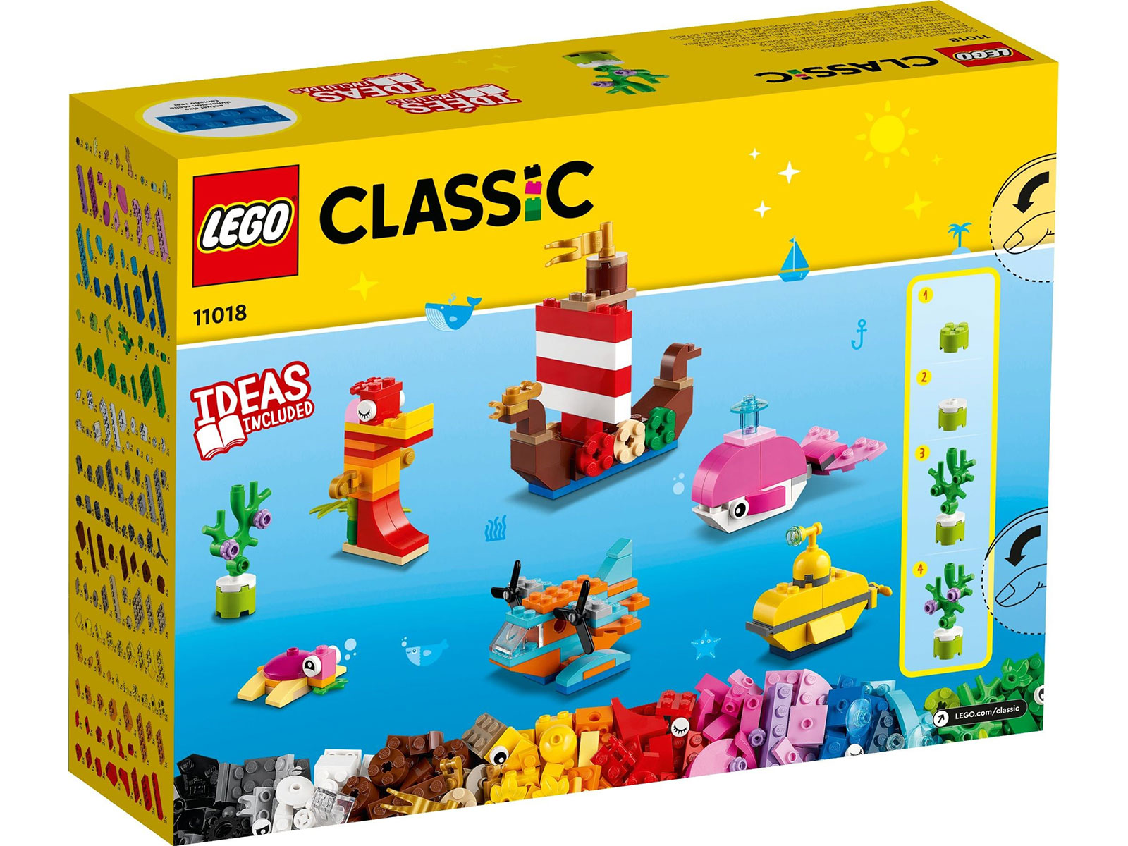 LEGO® Classic 11018 - Kreativer Meeresspaß
