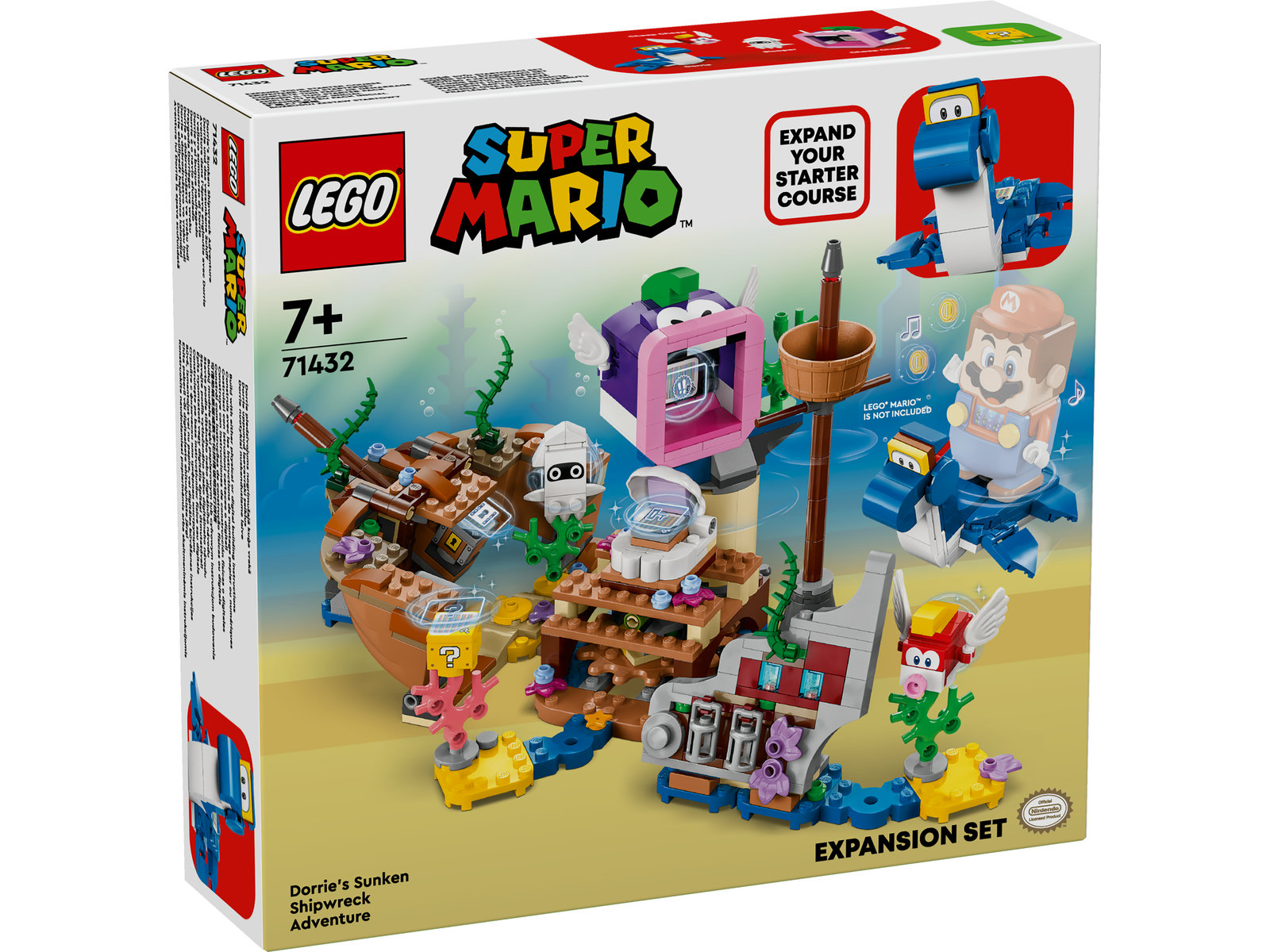 LEGO® Super Mario 71432 - Dorrie und das versunkene Schiff – Erweiterungsset LEGO® Super Mario 71432 - Dorrie und das versunkene Schiff – Erweiterungsset