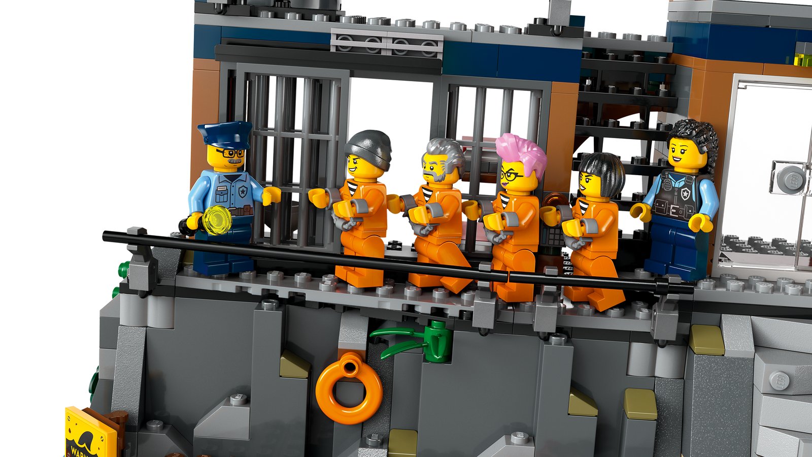 LEGO 60419 LEGO® City 60419 - Polizeistation auf der Gefängnisinsel – Detailansicht 5