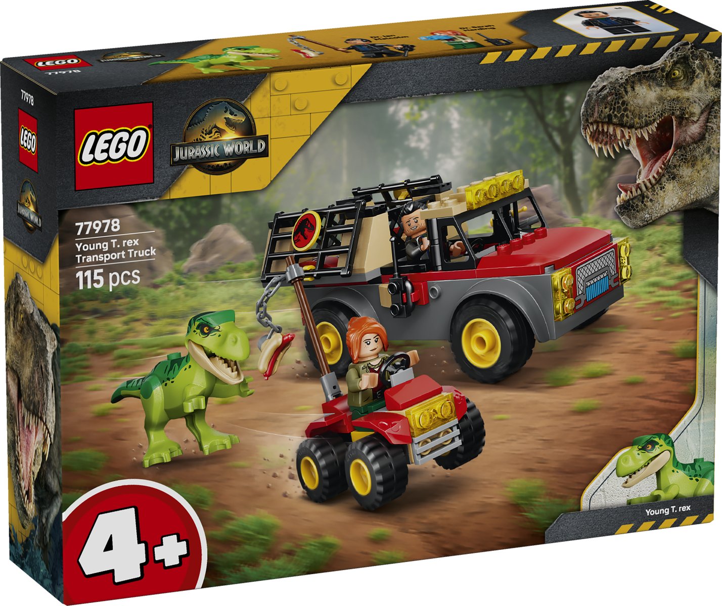 LEGO 77978 LEGO Jurassic World 77978 - Transporter für den Jungen T.Rex – Verpackung vorne