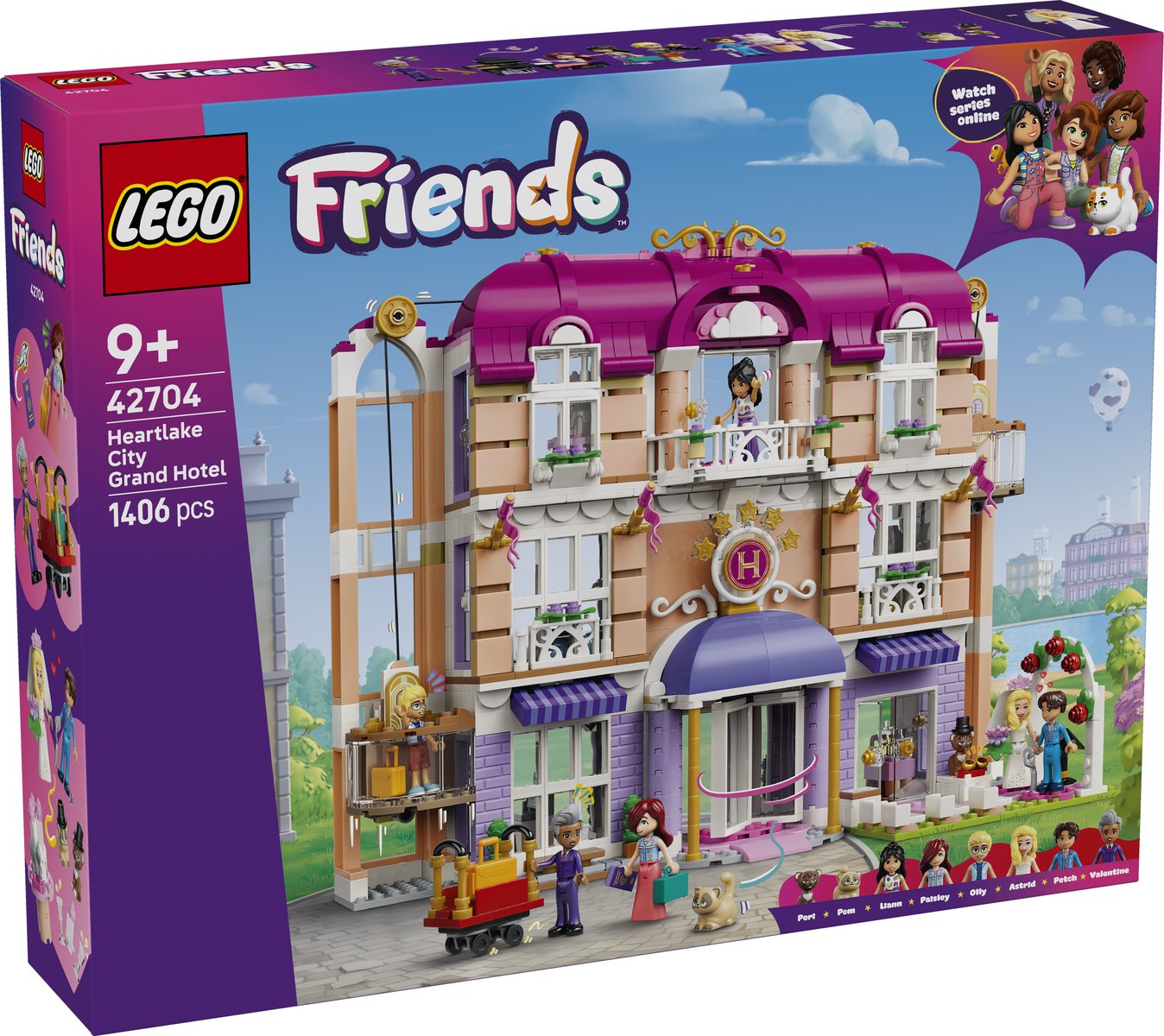 LEGO 42704 LEGO® Friends 42704 - Das Grandhotel von Heartlake City – Verpackung vorne