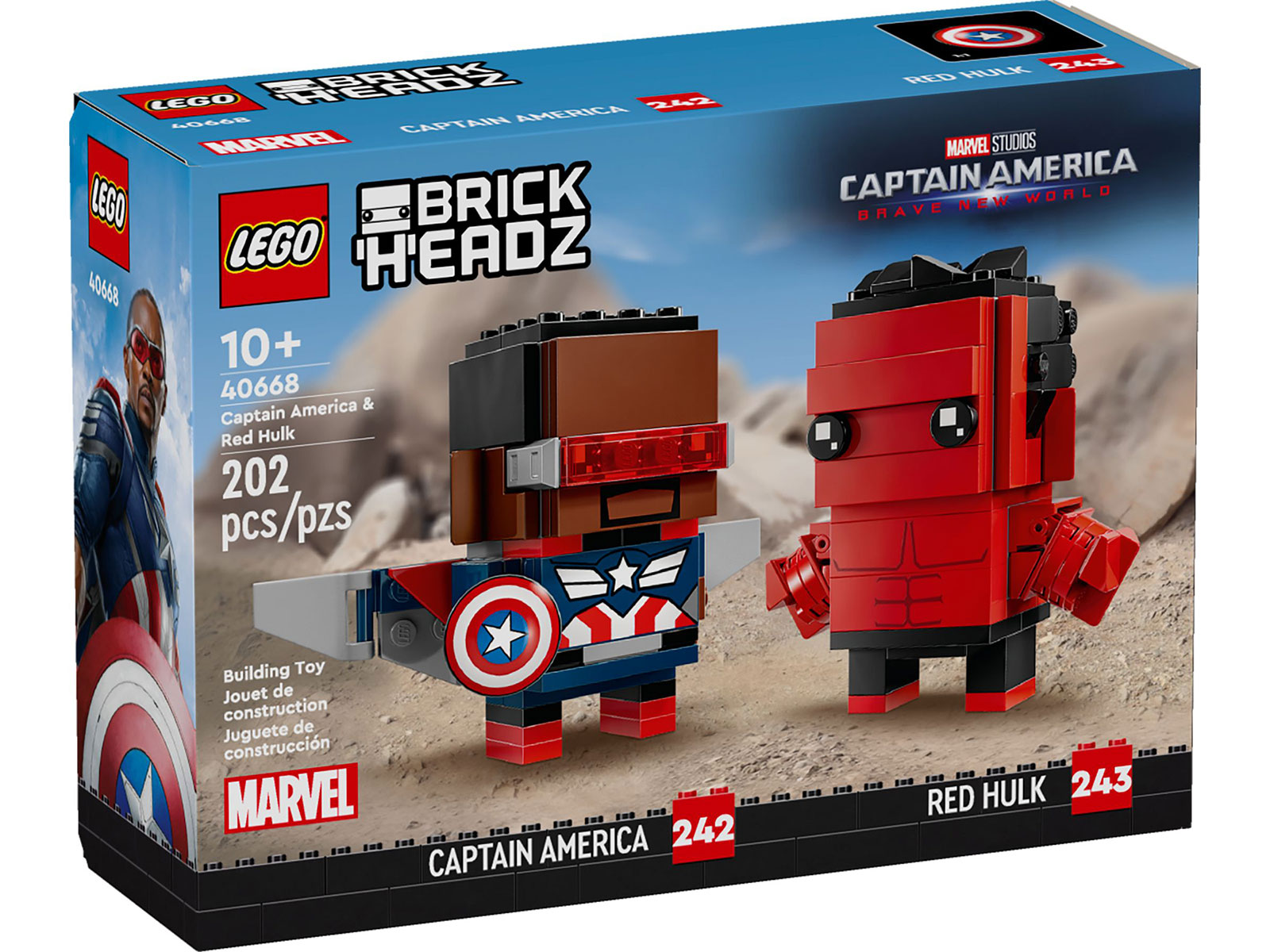 LEGO® Super Heroes Marvel 40668 - Captain America & Red Hulk