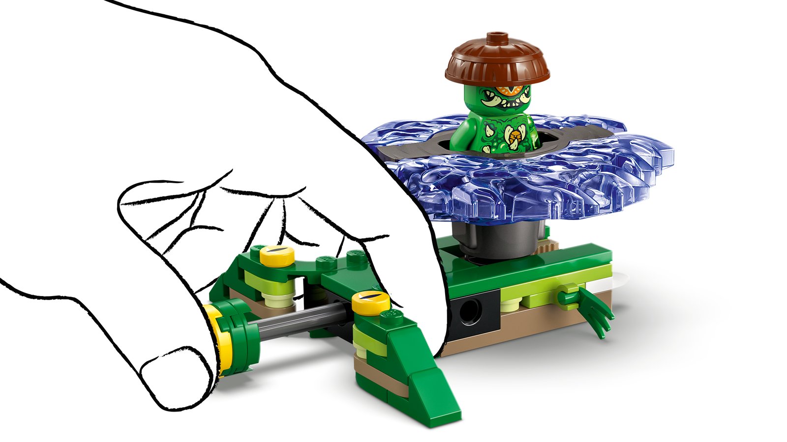 LEGO 71849 LEGO® Ninjago 71849 - Nya vs. Mutationsmonster-Spinner – Detailansicht 2