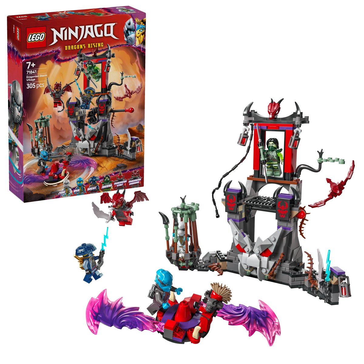 LEGO 71841 LEGO® Ninjago 71841 - Drachensturmdorf – Box & Produkt