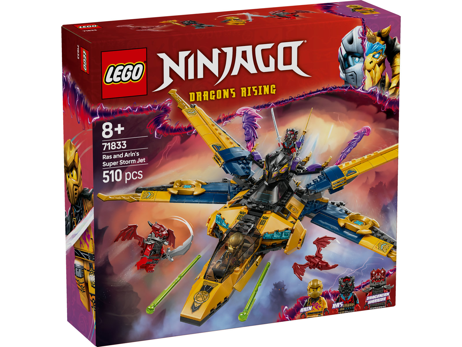 LEGO® Ninjago 71833 - Ras und Arins Super-Sturmflieger LEGO® Ninjago 71833 - Ras und Arins Super-Sturmflieger
