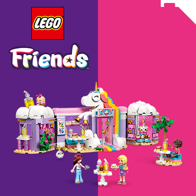LEGO® Friends Themenwelt-Kachel mit Set 42684 Einhorn-Traumcafé