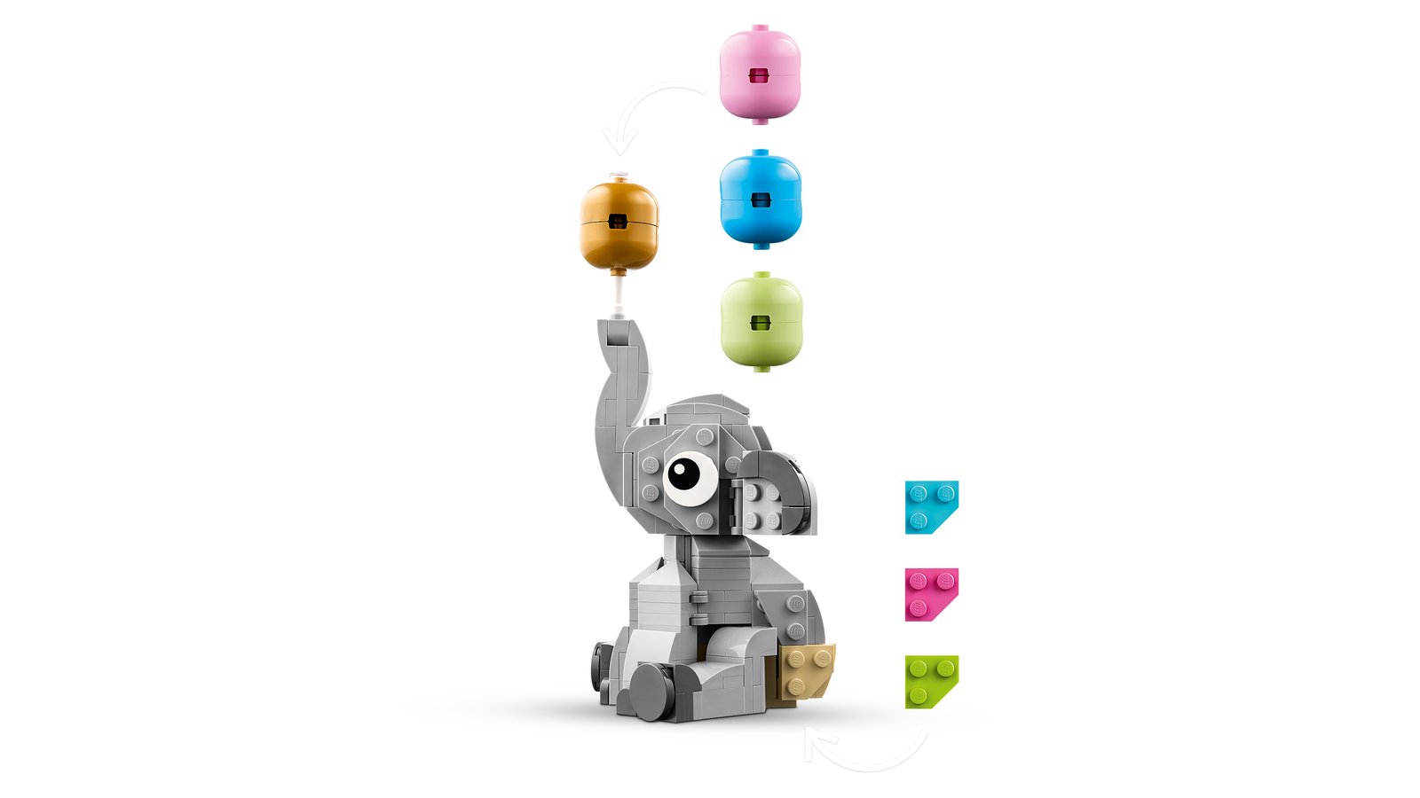 LEGO 40814 LEGO® LEGO Iconic 40814 - Schwebender Baby-Elefant – Detailansicht 3