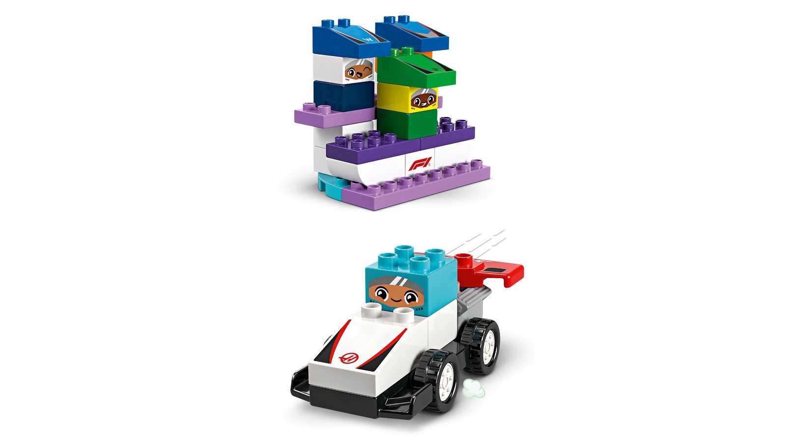 LEGO 10445 LEGO® DUPLO 10445 - F1® Team Rennautos mit Rennfahrern – Detailansicht 2