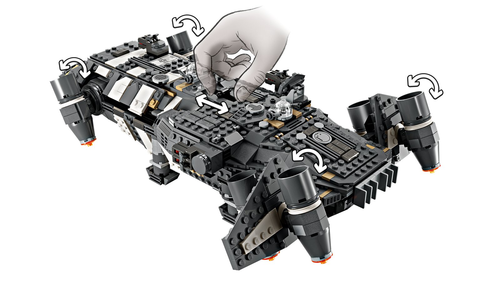 LEGO 75374 LEGO® Star Wars™ 75374 - Die Onyx Cinder – Detailansicht 2