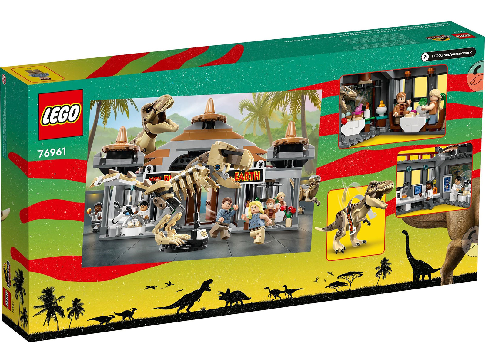 LEGO® Jurassic World 76961 - Angriff des T.Rex und des Raptors aufs Besucherzentrum