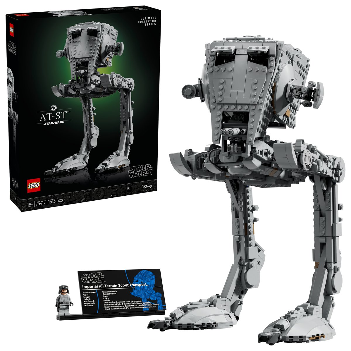 LEGO 75417 LEGO® Star Wars™ 75417 - AT-ST™ Kampfläufer – Box & Produkt