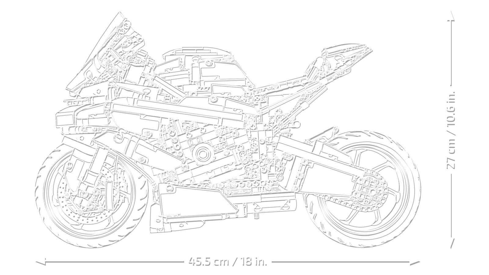 LEGO 42130 LEGO® Technic 42130 - BMW M 1000 RR – Detailansicht 3