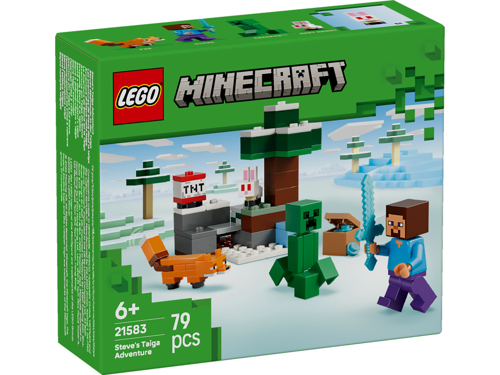 LEGO® Minecraft 21583 - Steves Abenteuer in der Taiga